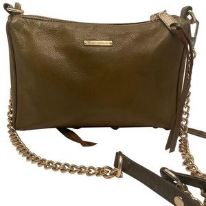 Rebecca Minkoff Rocker
Olive Green Leather Cros...